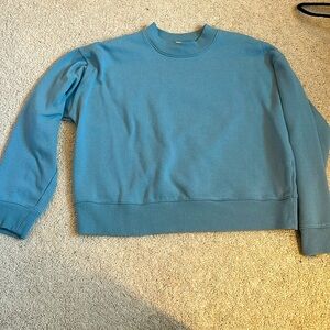 Blue sweatshirt